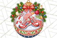 Sports Occupation Christmas Ornaments PNG Clipartt Product Image 5