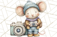 Mischievous Mouse Occupation Clipart PNG Product Image 4