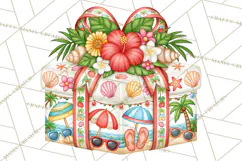 Multi Christmas Gifts Clipart PNG, Themed Wrapped Presents Product Image 5