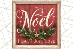 Farmhouse Christmas Signs PNG Product Image 5