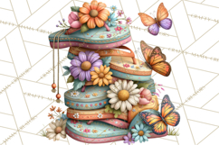 Small Town Summer Clipart PNG Scenes Product Image 5