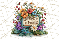 Heartfelt Inspirational Floral PNG Clipart Product Image 5