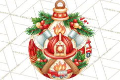 Multi Themed Christmas Ornament Clipart PNG Product Image 5