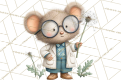 Mischievous Mouse Occupation Clipart PNG Product Image 5