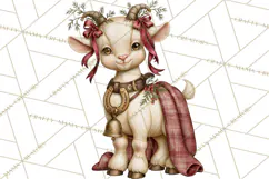 Western Christmas Clipart PNG, Cowboy Christmas, Rustic Product Image 2