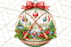 Multi Themed Christmas Ornament Clipart PNG Product Image 2