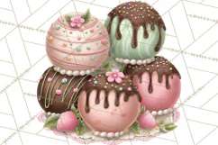 Milk Cookies Candy Chocolate Dessert Clipart PNG Product Image 5