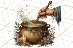 Witch Psychic Gothic Supernatural Clipart PNG Product Image 3