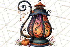 Halloween Floral Clipart PNG Spooky Flowers Images Product Image 3