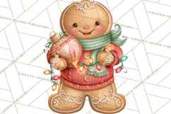 Gingerbread People Clipart, Gingerbread People Product Image 3