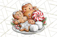 Christmas Cat Clipart PNG, Funny Kitten Christmas Product Image 3