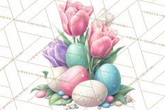 Easter Egg Hunt Clipart, Easter PNG, Sublimation Designs Product Image 2