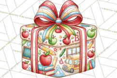 Multi Christmas Gifts Clipart PNG, Themed Wrapped Presents Product Image 3