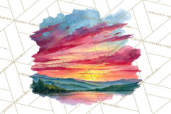 Watercolor Inspirational Landscape Backgrounds Product Image 3