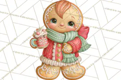 Gingerbread People Clipart, Gingerbread People Product Image 4
