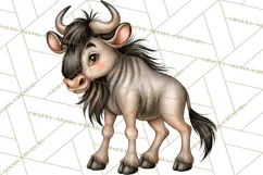 Safari Clipart African Animals Watercolor PNG Product Image 4