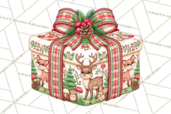 Multi Christmas Gifts Clipart PNG, Themed Wrapped Presents Product Image 4