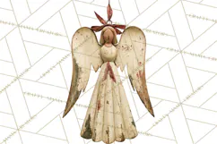 Vintage Farmhouse Christmas Decor PNG Product Image 5