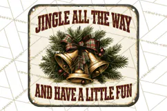 Vintage Christmas Metal Sign Clipart, Funny, Inspirational Product Image 5