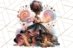 Witch Psychic Gothic Supernatural Clipart PNG Product Image 5