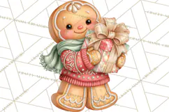 Gingerbread People Clipart, Gingerbread People Product Image 5