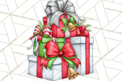 Christmas Cat Clipart PNG, Funny Kitten Christmas Product Image 5