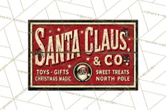 Vintage Christmas Signs Clipart PNG Product Image 5
