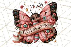 Inspirational Butterfly Sign Clipart PNG Product Image 5