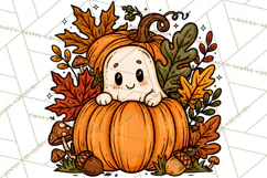 Cozy Fall Clipart PNG Autumn Harvest Illustrations Product Image 5
