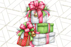 Christmas Cat Clipart PNG, Funny Kitten Christmas Product Image 2