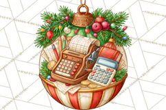 Sports Occupation Christmas Ornaments PNG Clipartt Product Image 2