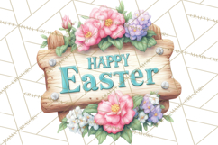 Easter Egg Hunt Clipart, Easter PNG, Sublimation Designs Product Image 5