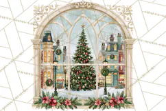 Christmas Through The Window PNG Clipart Product Image 2