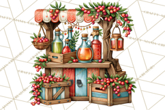 Christmas Farmers Market PNG Illustrations Product Image 2