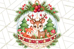 Multi Themed Christmas Ornament Clipart PNG Product Image 2