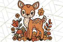 Cozy Fall Clipart PNG Autumn Harvest Illustrations Product Image 2