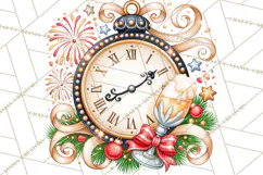 Multi Themed Christmas Ornament Clipart PNG Product Image 2