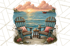 Lake Life Booze Clipart PNG Product Image 2
