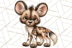 Safari Clipart African Animals Watercolor PNG Product Image 2