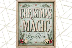 Farmhouse Christmas Signs PNG Product Image 2