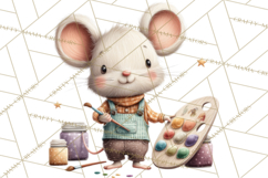 Mischievous Mouse Occupation Clipart PNG Product Image 5