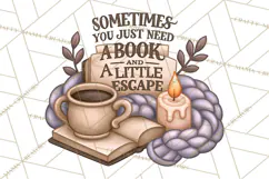Reading Escape Clipart PNG | Inspirational Png Product Image 3