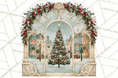 Christmas Through The Window PNG Clipart Product Image 3