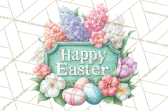 Easter Egg Hunt Clipart, Easter PNG, Sublimation Designs Product Image 2