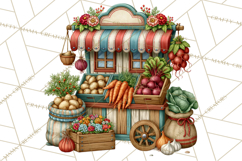 Christmas Farmers Market PNG Illustrations Product Image 3