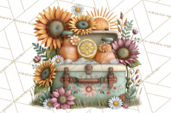 Small Town Summer Clipart PNG Scenes Product Image 3