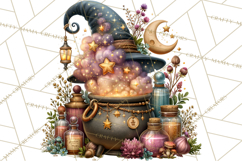 Witch Psychic Gothic Supernatural Clipart PNG Product Image 3