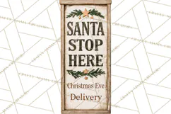 Farmhouse Christmas Signs PNG Product Image 3