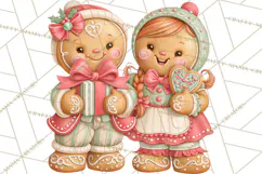 Gingerbread People Clipart, Gingerbread People Product Image 4