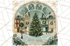 Christmas Through The Window PNG Clipart Product Image 4